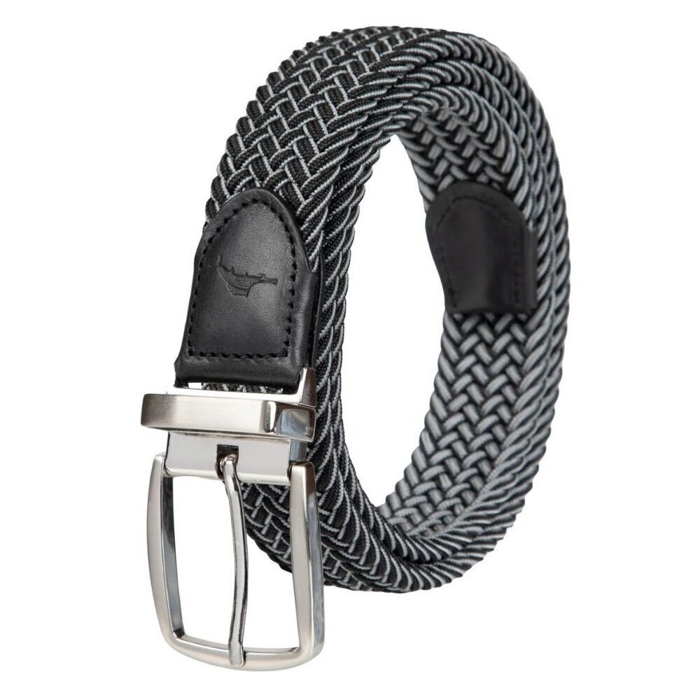 Tommy Bahama Mens Reversible Stretch Belt L/XL Size 38-42 Black/Gray a1463